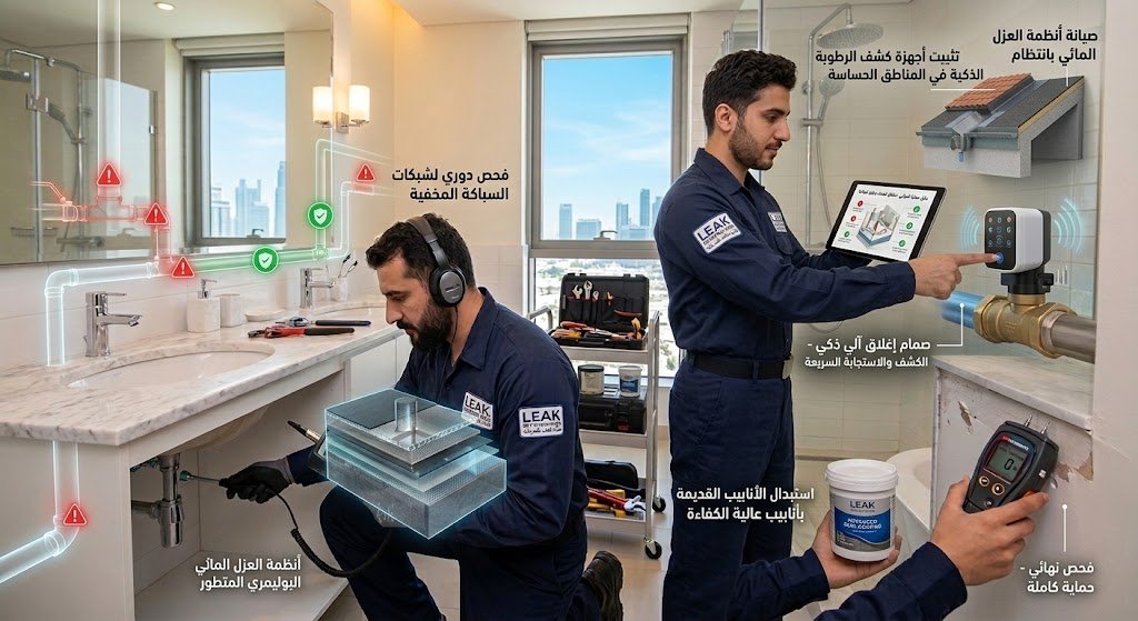 دليل حماية المباني لتسربات المياه