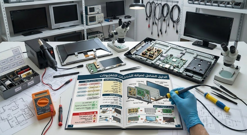 صيانة التلفزيونات والشاشات دليلك الشامل